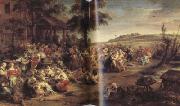 Peter Paul Rubens Flemisb Kermis or Kermesse Flamande (mk01) oil painting reproduction